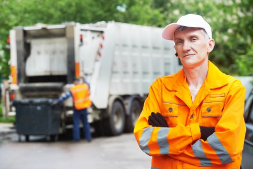 Professional team handling office clearance in Penge