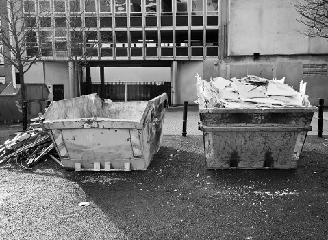 Portable furniture disposal truck in Penge neighborhood