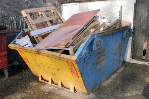 Professional team clearing a house in Penge