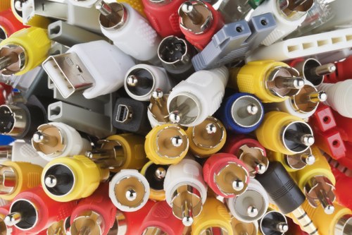 Team loading rubbish from a terraced house